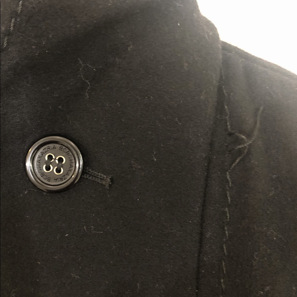 Bcbg Maxazria Wool Ruffle Peacoat - Picture 3 of 4